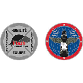 Challenge Coin Flash Formation